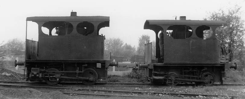 Une locomotive Cockerill type 5 à coté d’une type 4